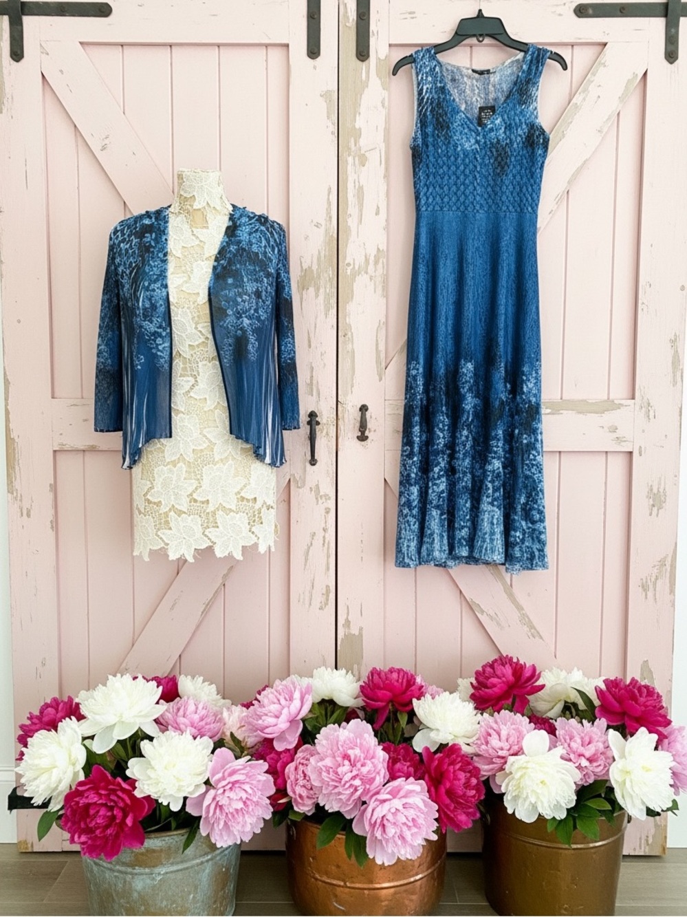 Komorov super stretch, dress and jacket combo